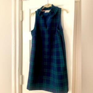 Vineyard Vines Black Watch Plaid Sleeveless Dress